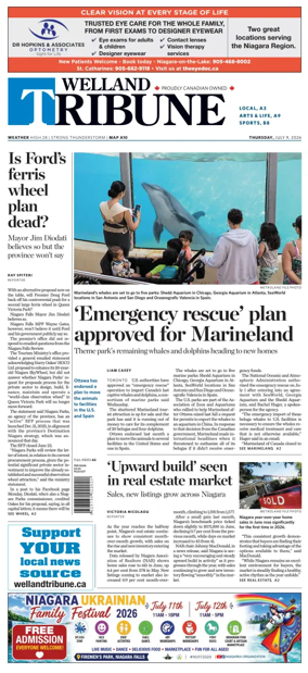 Cover of The Welland Tribune