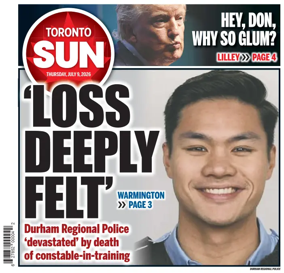 Cover of Toronto Sun