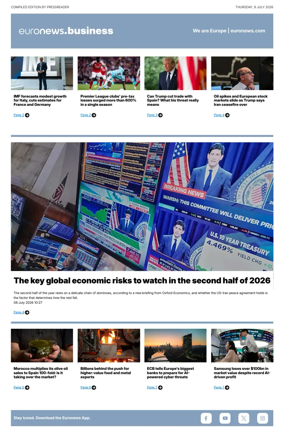 Cover of Euronews Business