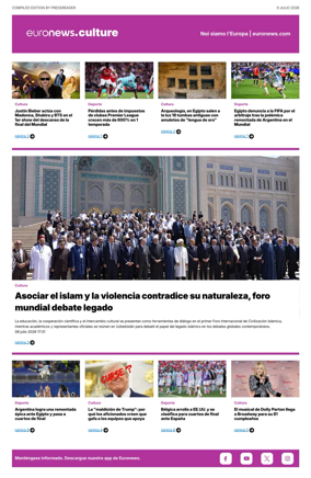 Cover of Euronews Culture and Sport (Spanish) Compiled Edition
