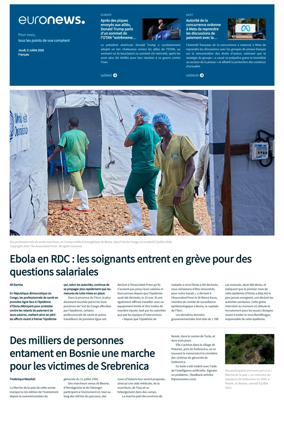 Cover of EuroNews (French Edition)