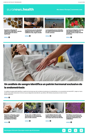 Cover of Euronews Health (Spanish) Compiled Edition