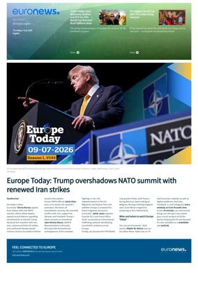 Cover of Euronews World Cup