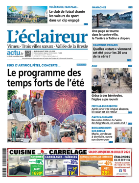 Cover of L'Eclaireur (Vimeu Trois villes soeurs Vallee de la Bresle)