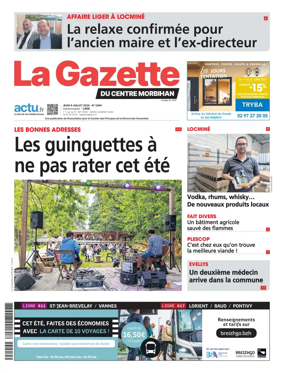 Cover of La Gazette du Centre Morbihan