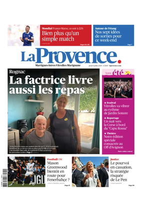 Cover of La Provence Martigues-Istres-Vitrolles-Marignane