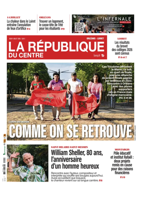 Cover of La Republique du Centre (Orleans - Loiret))