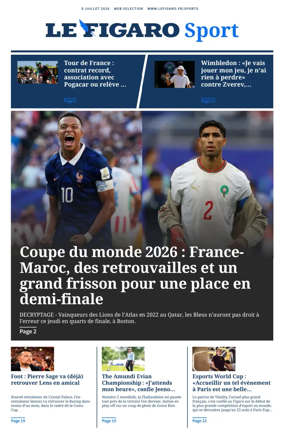 Cover of Le Figaro Sport
