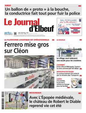 Cover of Le Journal d'Elbeuf