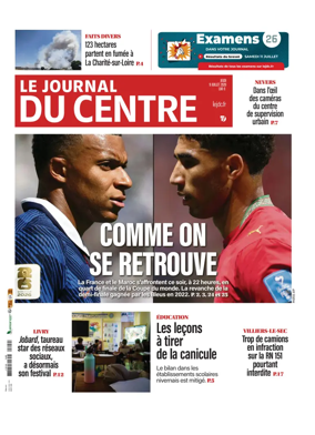 Cover of Le Journal du Centre