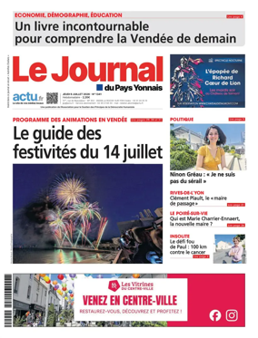 Cover of Le Journal du Pays Yonnais