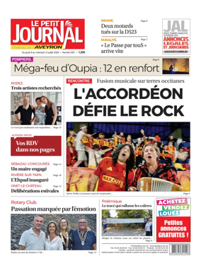 Cover of Le Petit Journal - L'hebdo local de l'Aveyron