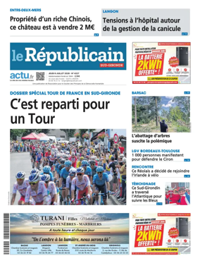 Cover of Le Republicain (Sud-Gironde)
