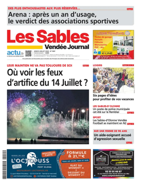 Cover of Les Sables Vendee Journal