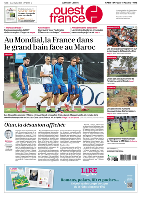 Cover of Ouest France (Caen - Bayeux - Falaise - Vire)