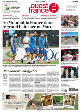 Cover of Ouest France (Mayenne)
