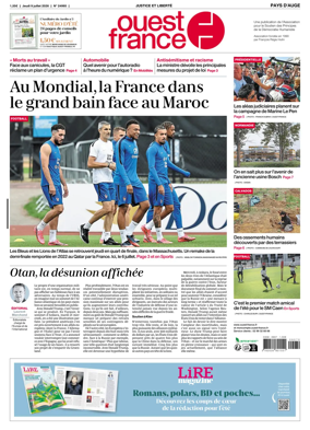 Cover of Ouest France (Pays d'Auge)