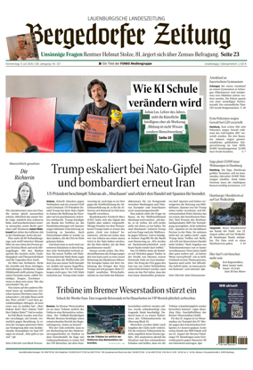 Cover of Bergedorfer Zeitung