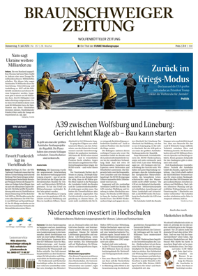 Cover of Braunschweiger Zeitung (Braunschweig)