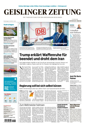 Cover of Geislinger Zeitung