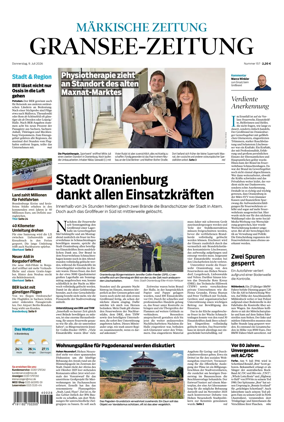 Cover of Gransee-Zeitung