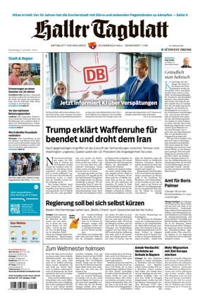 Cover of Haller Tagblatt