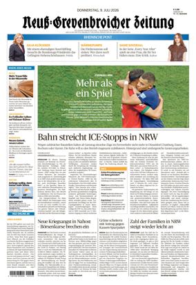 Cover of Neuss-Grevenbroicher Zeitung Neuss