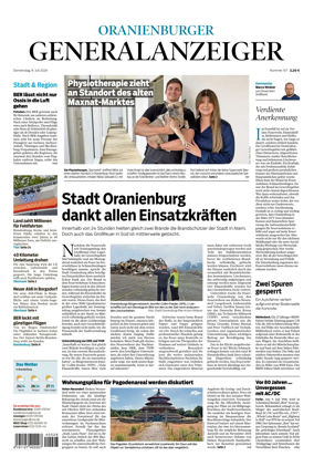 Cover of Oranienburger Generalanzeiger