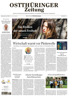 Cover of Ostthuringer Zeitung (Schleiz)