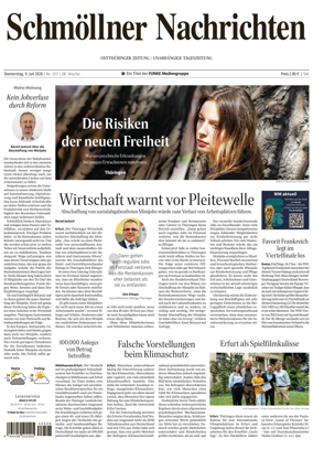 Cover of Ostthuringer Zeitung (Schmolln)