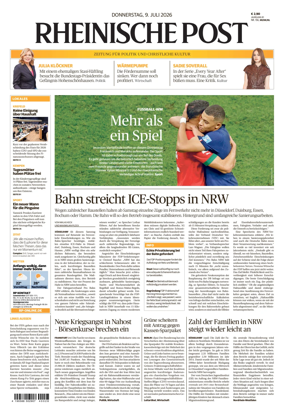 Cover of Rheinische Post Krefeld Kempen