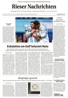 Cover of Rieser Nachrichten