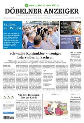 Cover of Sachsische Zeitung (Dobeln)