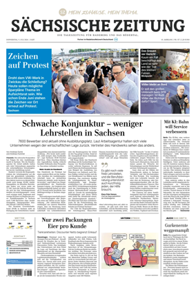 Cover of Sachsische Zeitung (Rodertal)