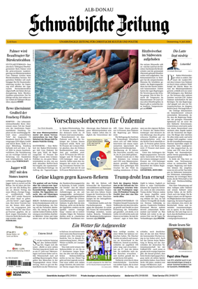 Cover of Schwabische Zeitung (Alb-Donau)