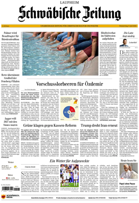 Cover of Schwabische Zeitung (Laupheim)