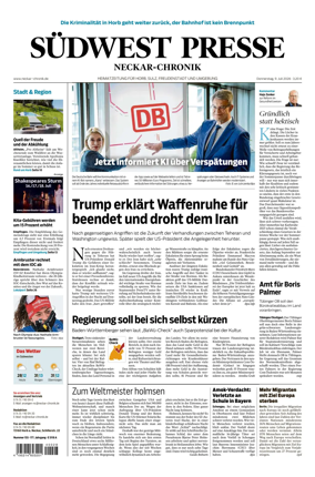 Cover of SUDWEST PRESSE - Neckar-Chronik