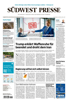 Cover of Sudwest Presse