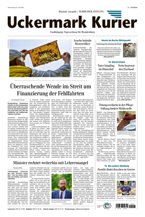 Cover of Templiner Zeitung