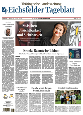 Cover of Thuringische Landeszeitung (Eichsfeld)