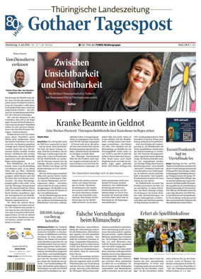 Cover of Thuringische Landeszeitung (Gotha)