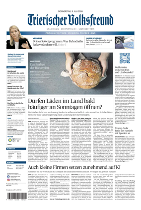 Cover of Trierischer Volksfreund