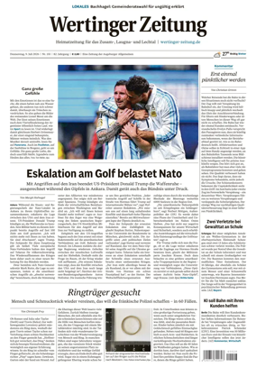 Cover of Wertinger Zeitung