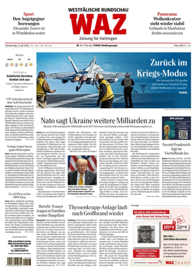 Cover of Westdeutsche Allgemeine Zeitung (Hattingen)