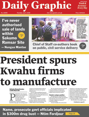 Cover of Daily Graphic