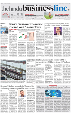 Cover of BusinessLine (Delhi)
