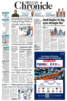Cover of Deccan Chronicle