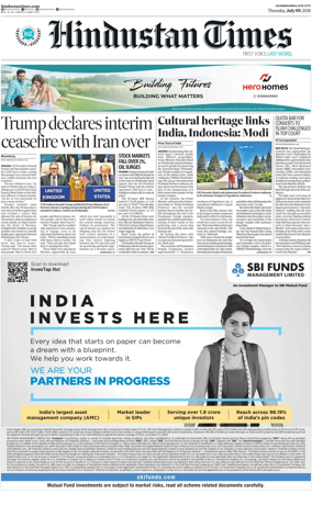 Cover of Hindustan Times (Jammu)