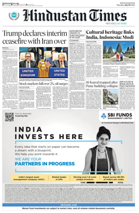 Cover of Hindustan Times ST (Jaipur)