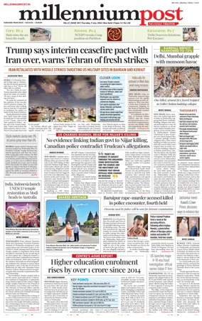 Cover of Millennium Post